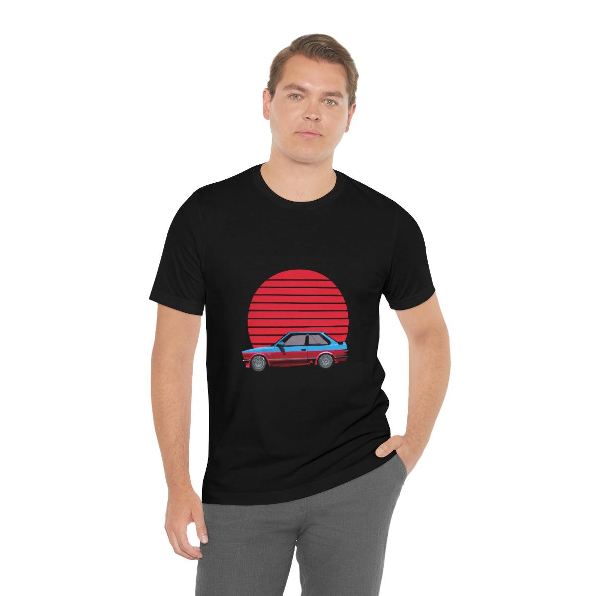 vintage style e30 2 door tshirt