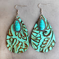 Turquoise Teardrop Earrings