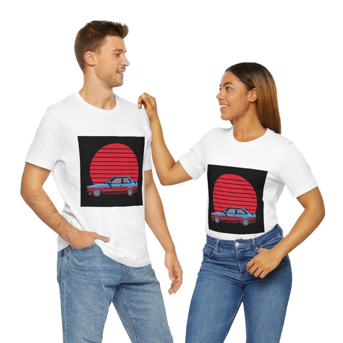 vintage style e30 2 door tshirt