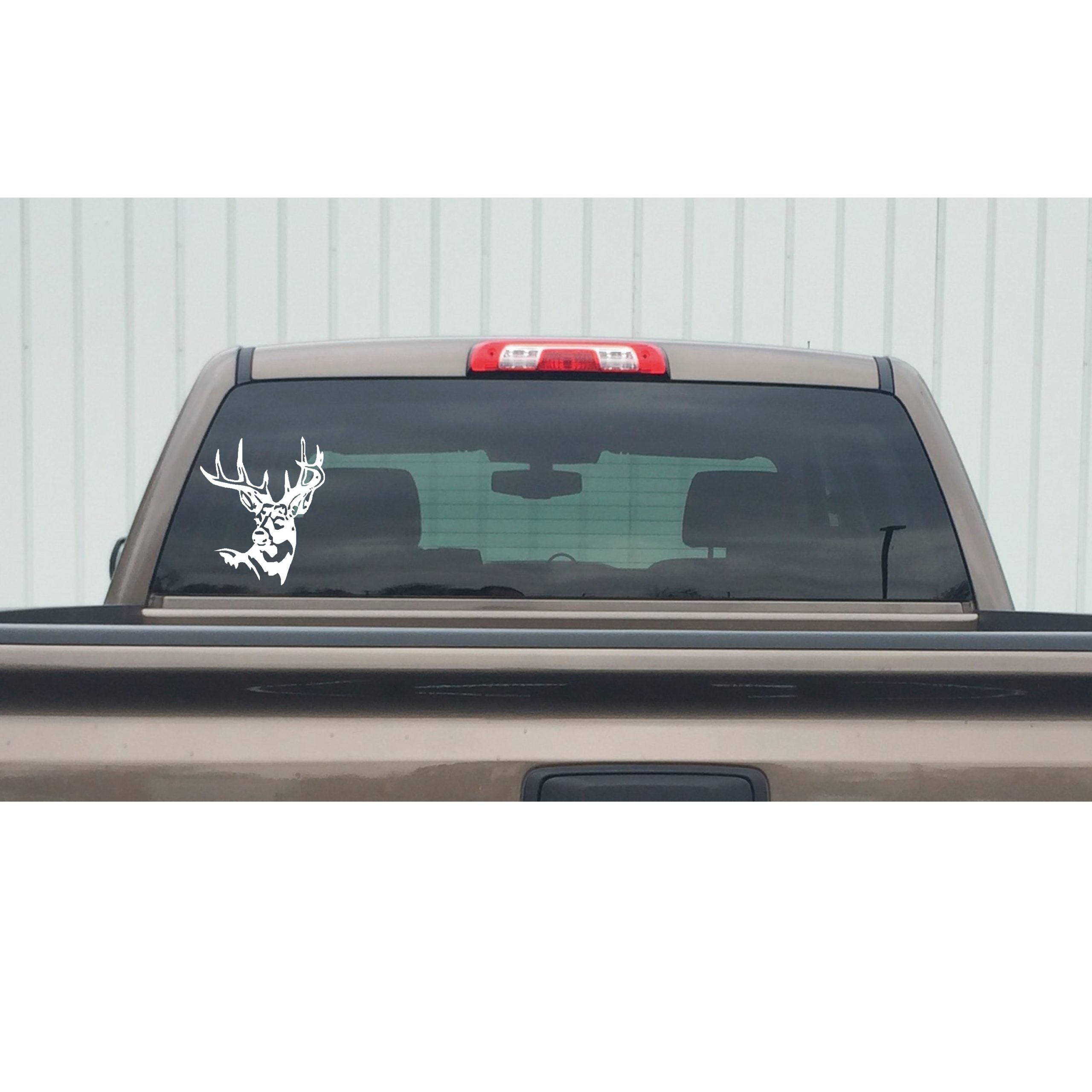 Buck Head Sticker – Deer Head Window Vinyl Decal 1290