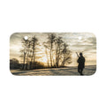 Mini License Plate - Hunting Sunrise Scene Metal Keychain/Tag