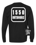 1550 - Long Sleeve Pocket Logo Tee