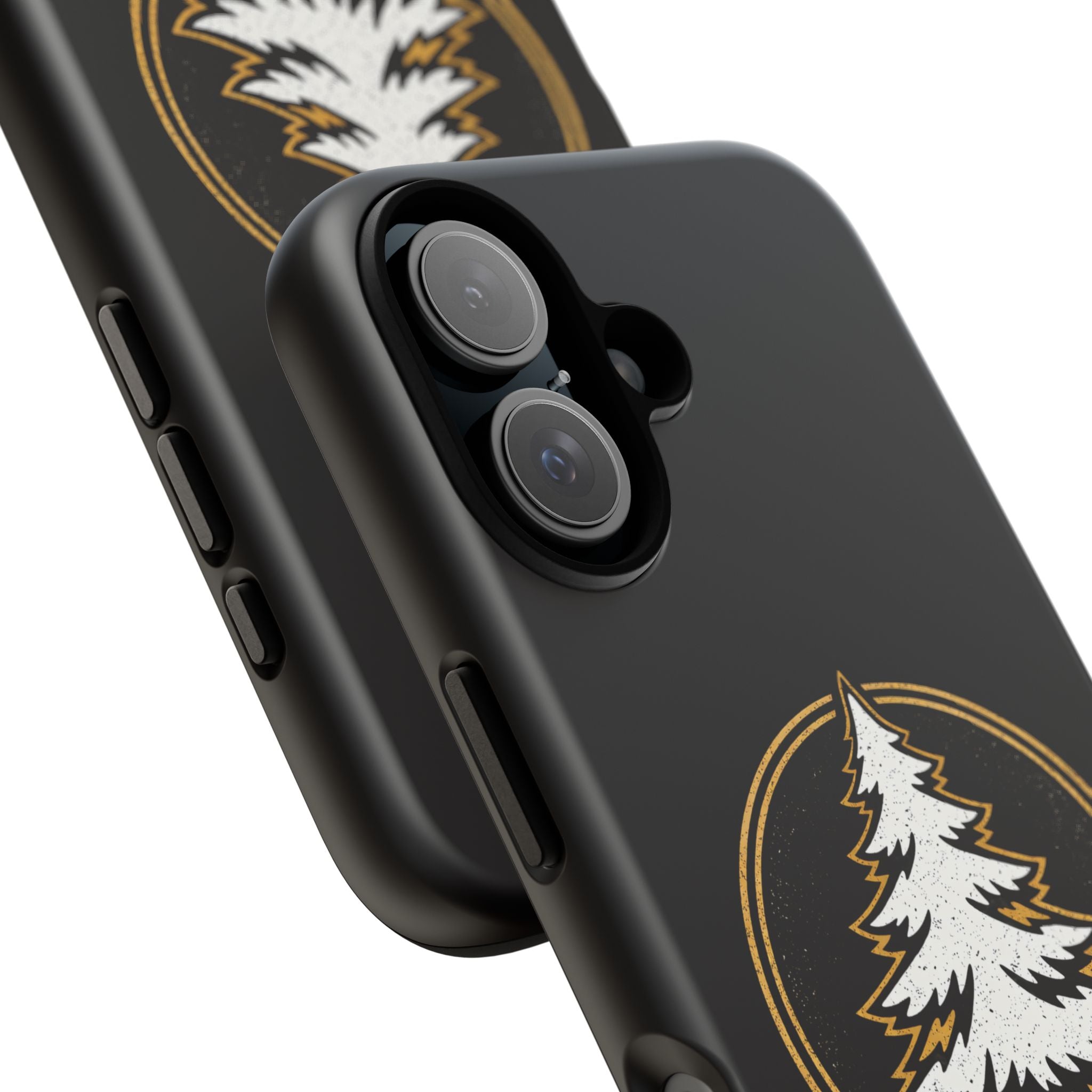 Pine Emblem Tough Phone Case — Black Protective iPhone Cover