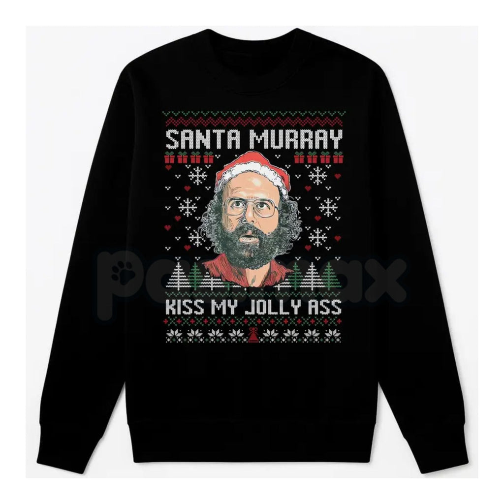 Funny Murray Hawkins Ugly Xmas Sweatshirt | Stranger Christmas Shirt | Murray Bauman Quote Jumper | Sarcastic Netflix Fan Gift