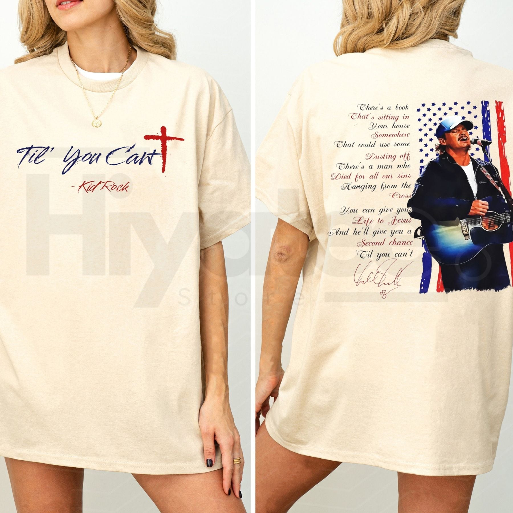 Official Kid Rock "Till You Can't" TPUSA Super Bowl 2026 Shirt