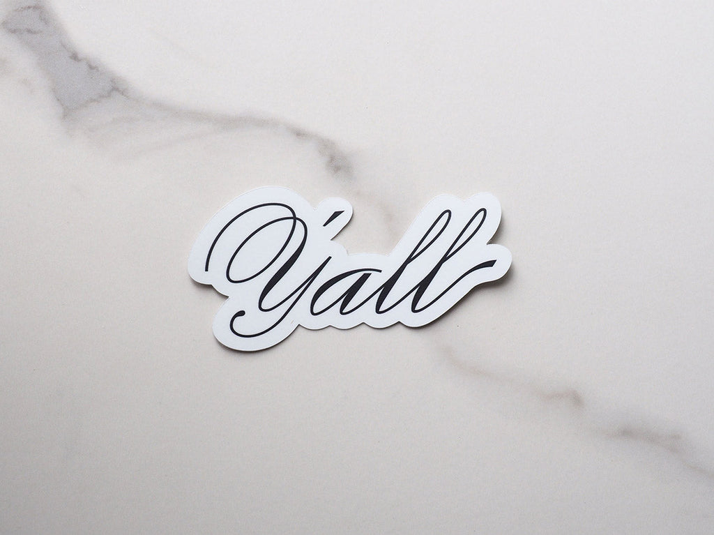 Y'all Sticker