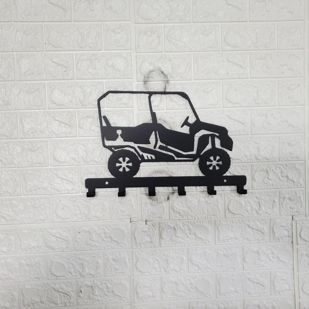 Honda Pioneer 1000-5 UTV Key Hanger – Steel Off Road Utility Wall Organizer