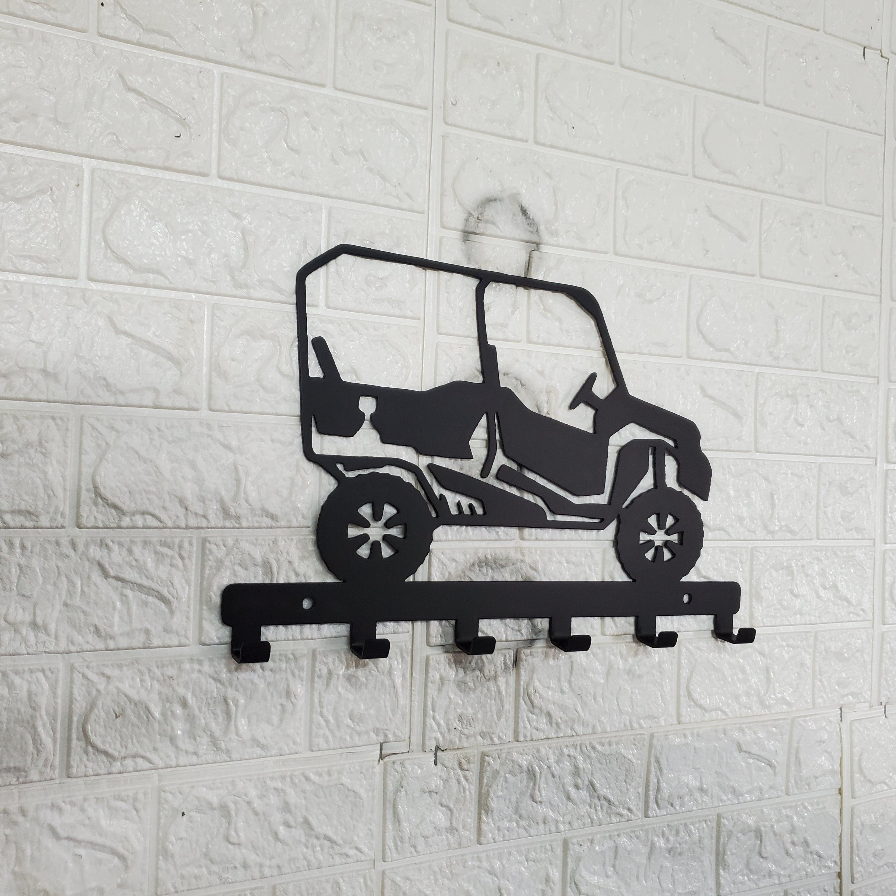 Honda Pioneer 1000-5 UTV Key Hanger – Steel Off Road Utility Wall Organizer