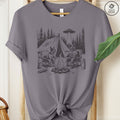 Boston Terrier Camping T-Shirt