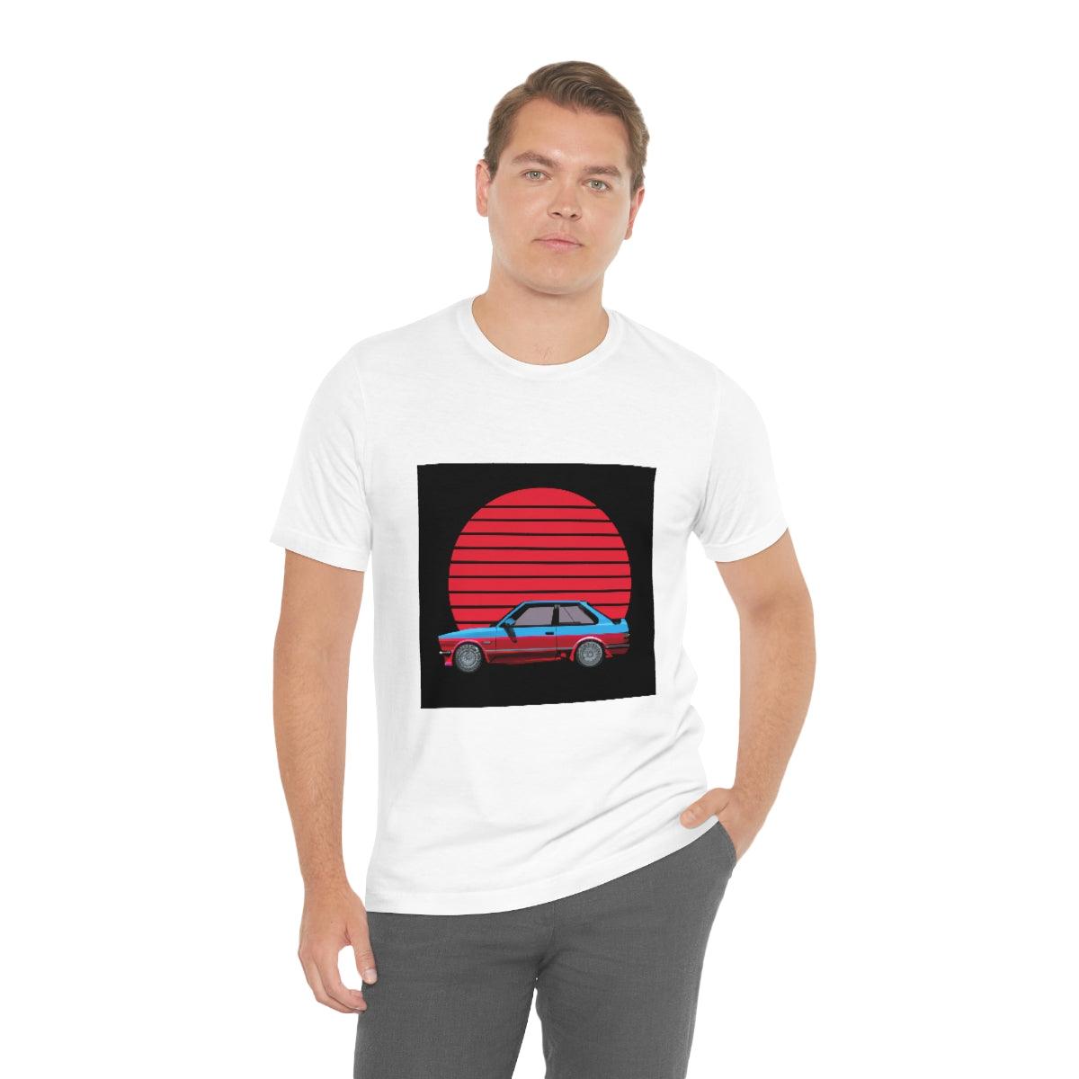 vintage style e30 2 door tshirt