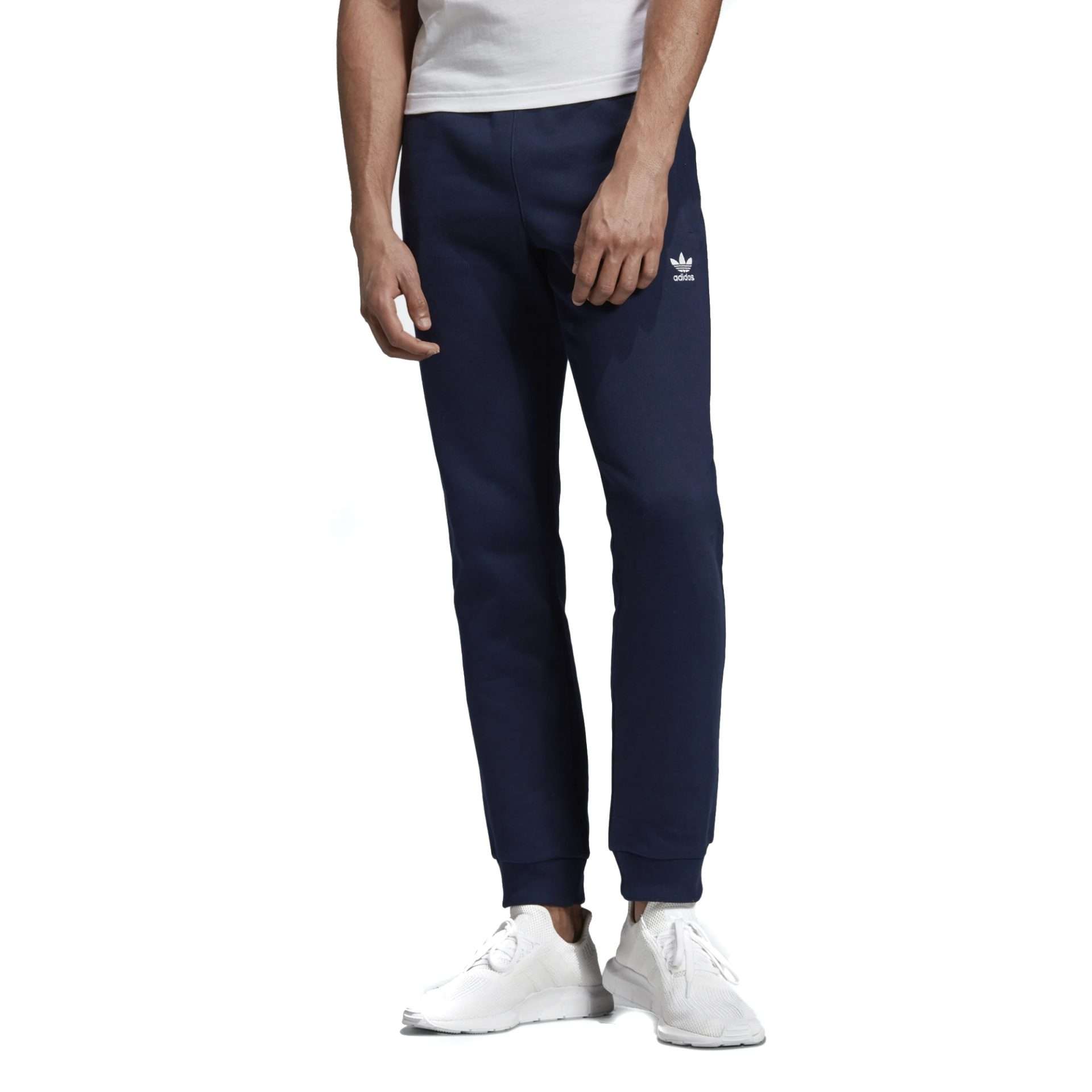 adidas  Originals  Men's Trefoil Essentials Pants - COLLEGIATE NAVY