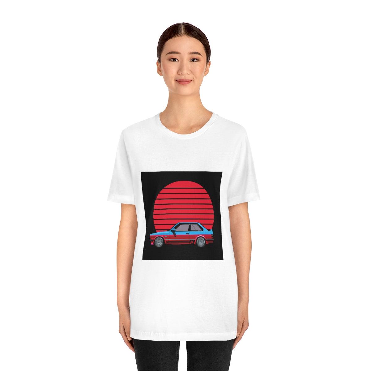 vintage style e30 2 door tshirt