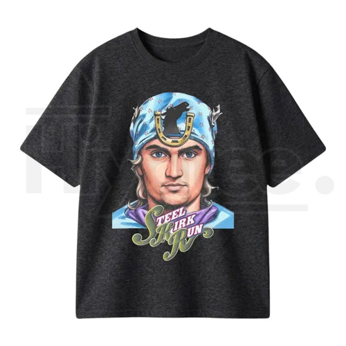 "Steel Kirk Run" Kirky Joestar – Anime Crossover Parody Graphic Top