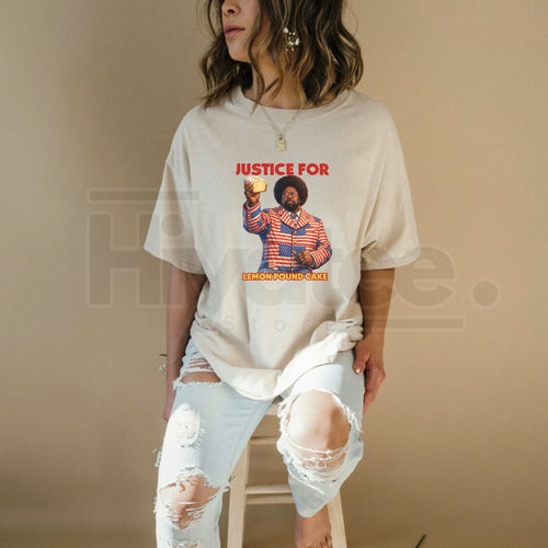 "Justice For Lemon Pound Cake" Afroman – Vintage US Batteram Graphic