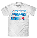 Crystal Pepsi Throwback Logo T-Shirt - White