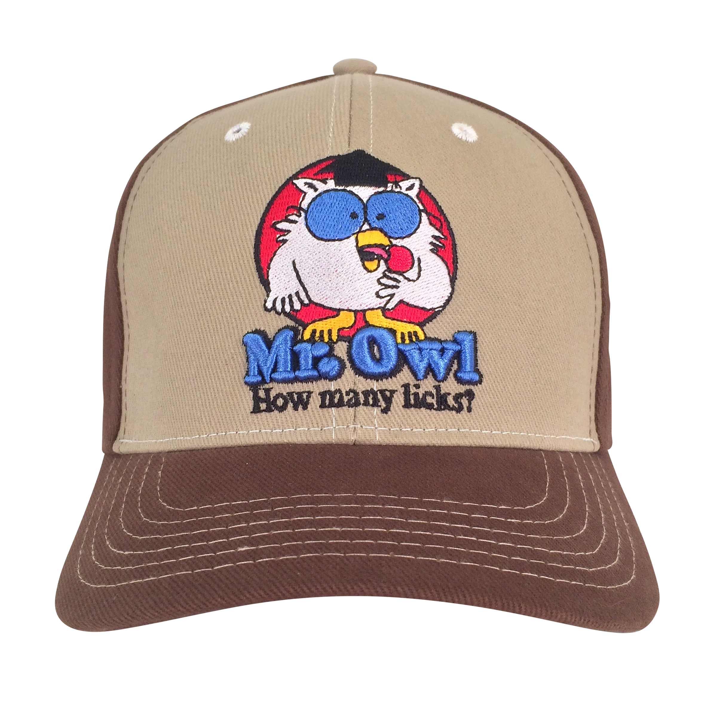 Mr Owl How Many Licks Hat - Tan and Brown