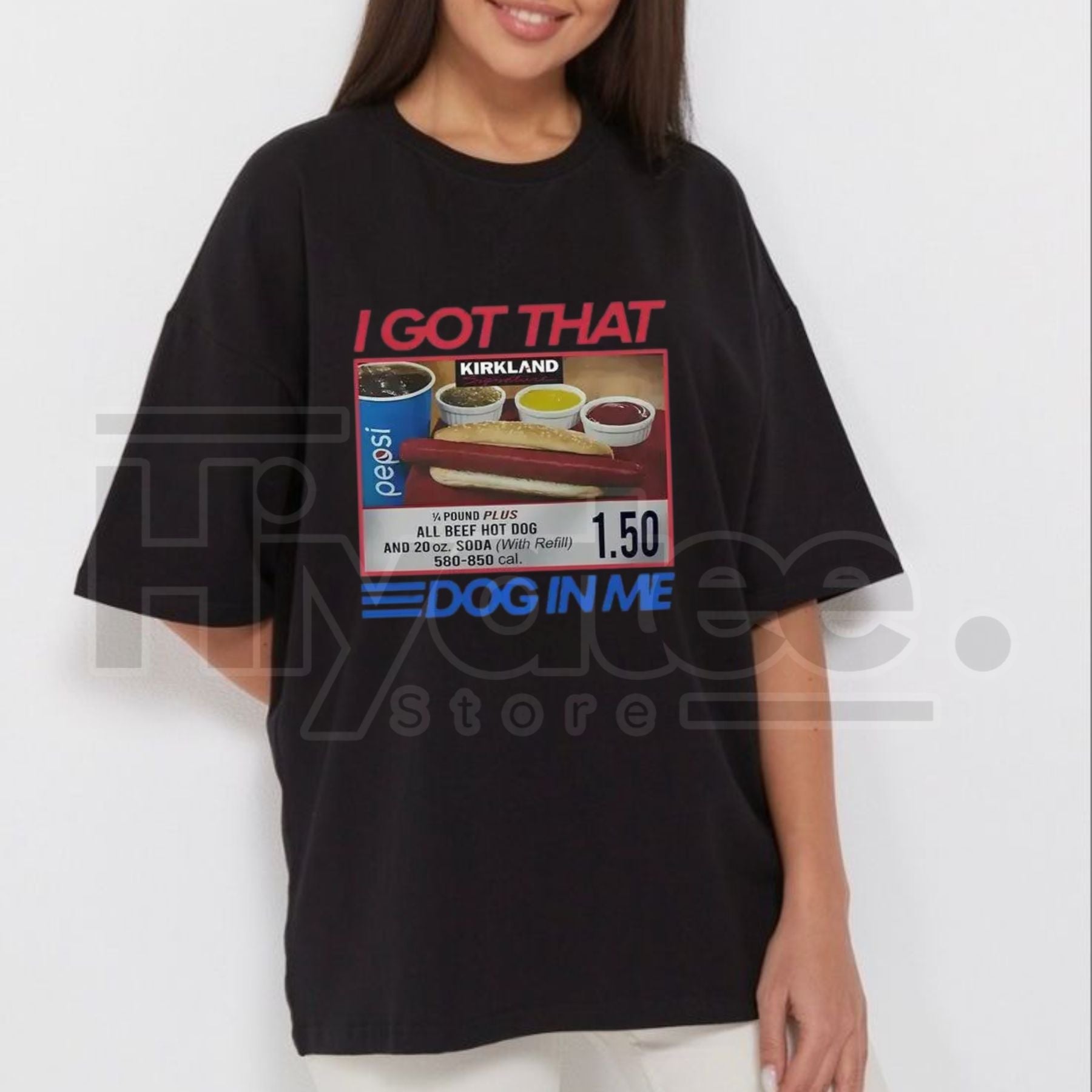 "I Got That Dog In Me" Hot Dog 1.50 T-Shirt – Funny 4th Of July Patriotic Tee