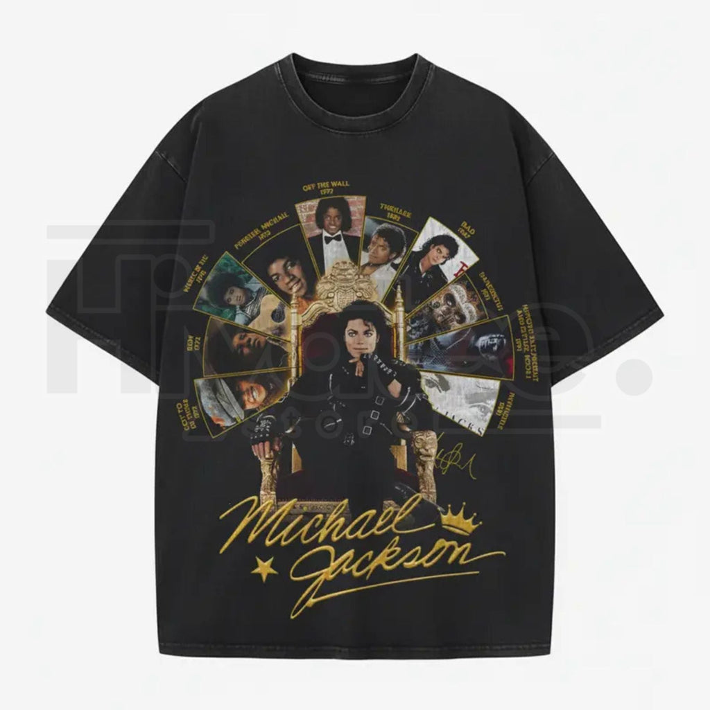 "Michael Jackson Retro" – Vintage King of Pop Unisex Graphic Top