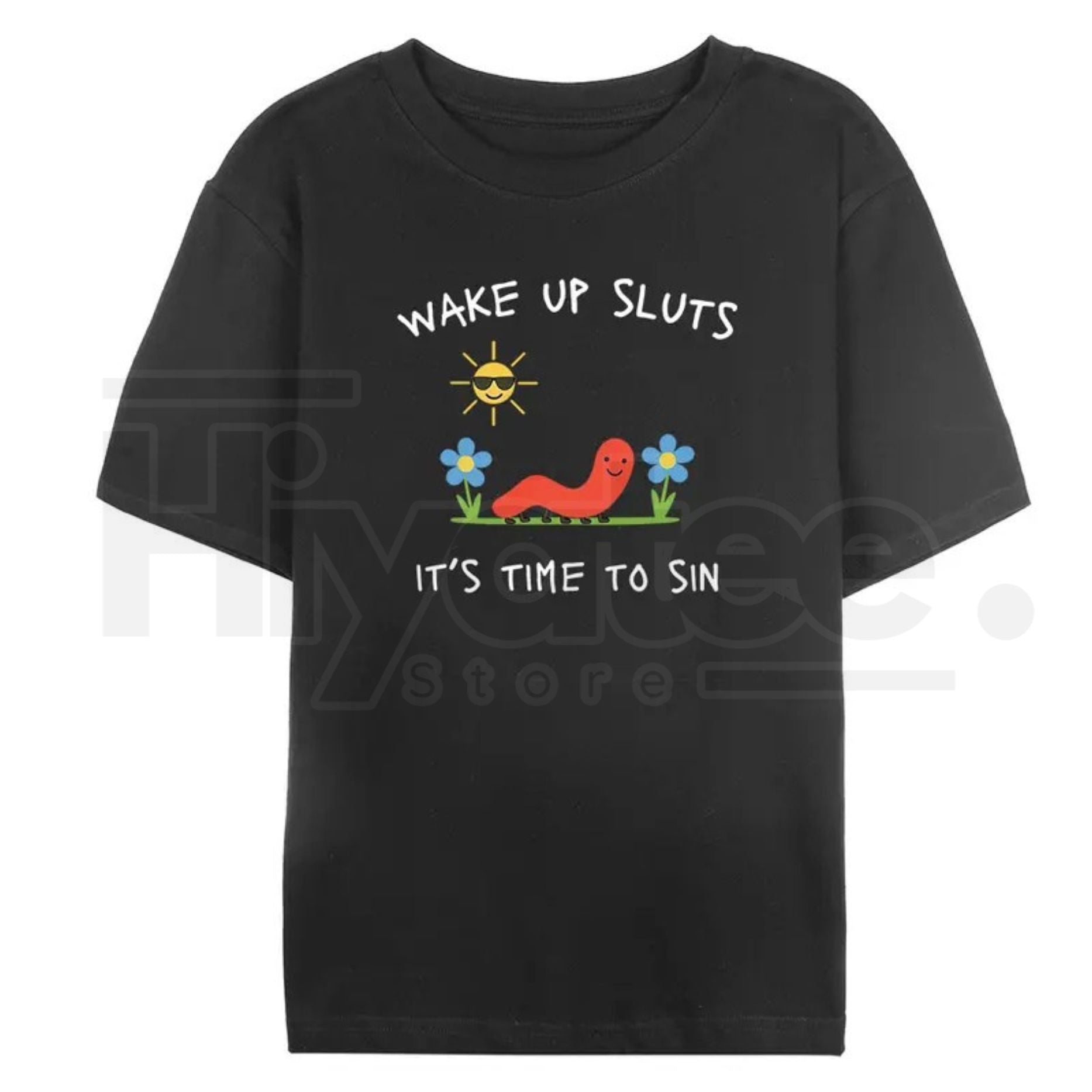"Wake Up Slts" – Funny Animal Meme Unhinged Graphic Top