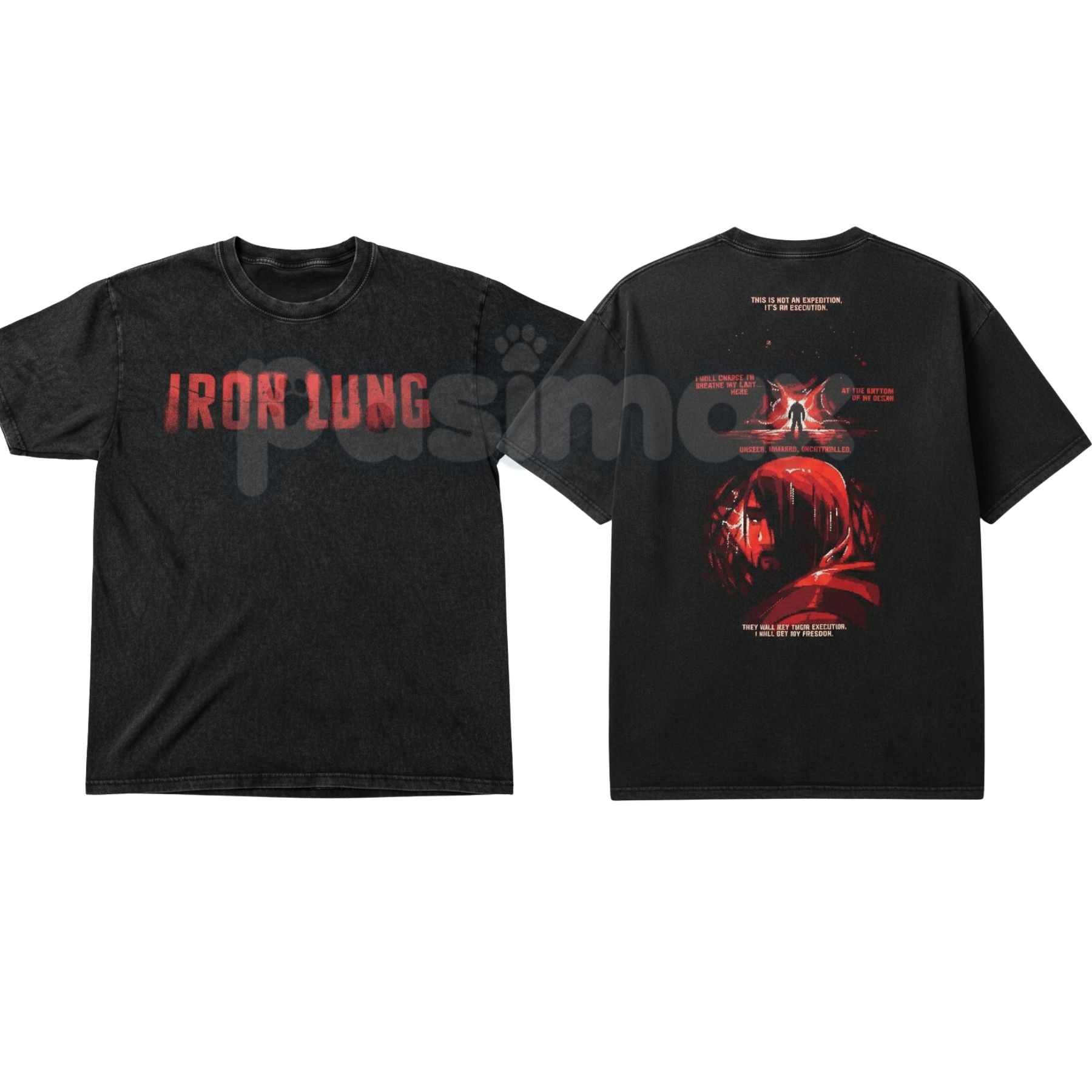 Vintage Washed Retro Character Graphic Tee – Classic IL Streetwear T-Shirt