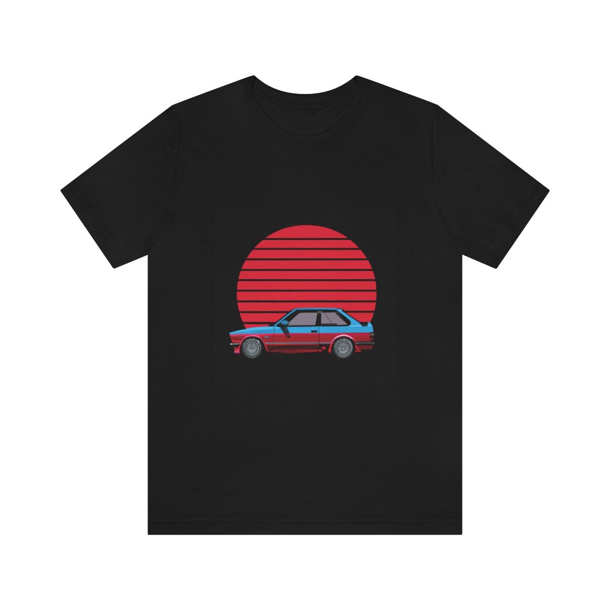 vintage style e30 2 door tshirt