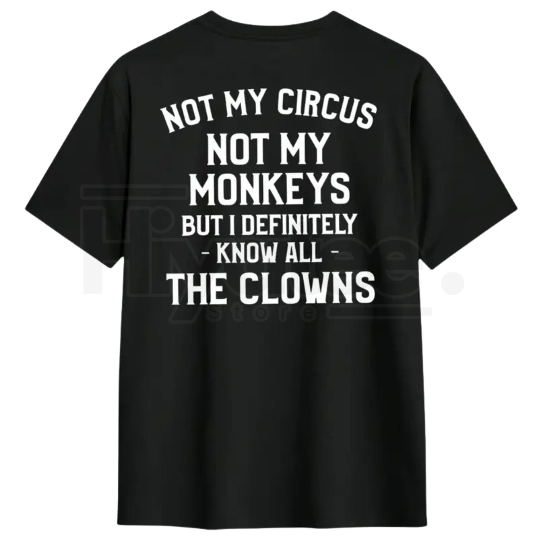 "Not My Circus" Unisex Sporty Cotton T-Shirt – Funny Golf & Casual Graphic Tee