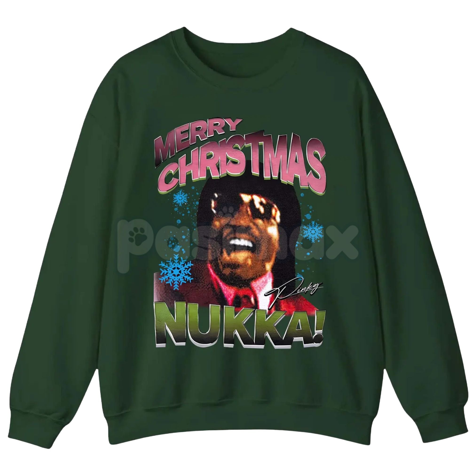 Pinky From Friday Movie Quote Christmas Sweatshirt – Funny Santa Hat Holiday Crewneck