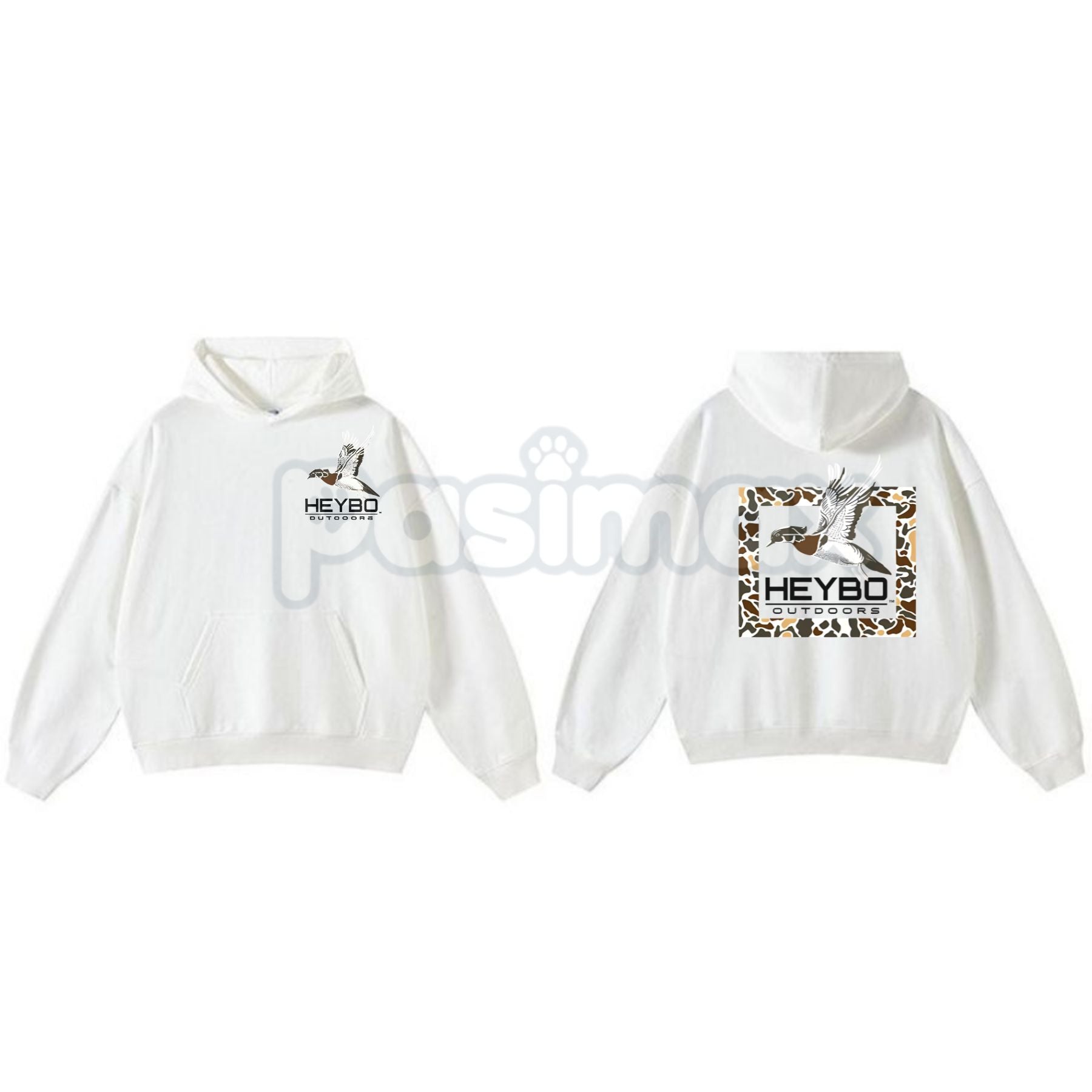 Heybo Outdoors Hoodie – Classic Hunting & Fishing Apparel Pullover, Essential Active Lifestyle Gear, Unisex