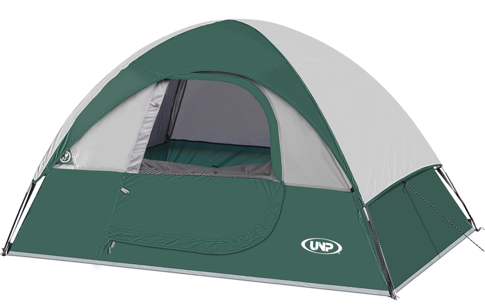Camping Tent 4 Person, Waterproof Windproof Tent with Rainfly Easy Set up-Portable Dome Tents for Camping