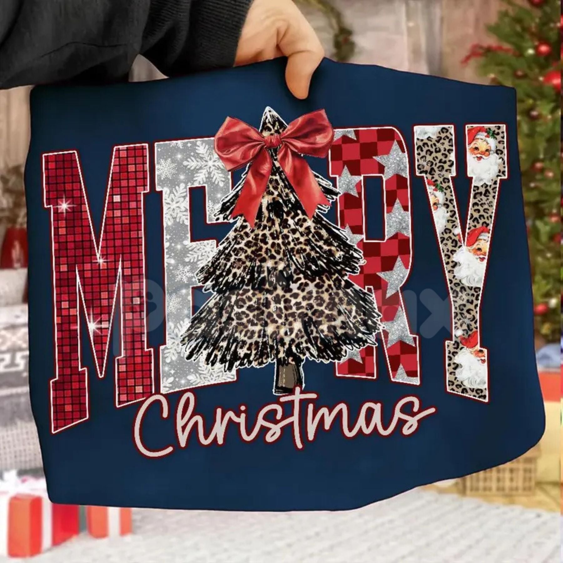 Coquette Merry Christmas Shirt Sweatshirt | Aesthetic Bow Holiday Crewneck | Trendy Feminine Winter Jumper | Cottagecore Xmas Gift