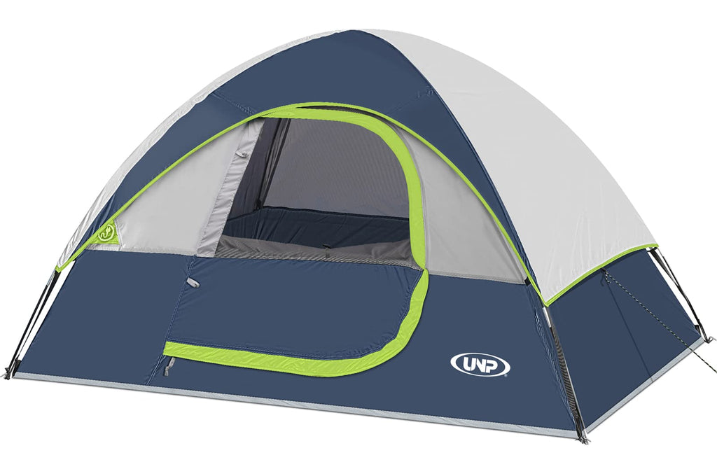 Camping Tent 4 Person, Waterproof Windproof Tent with Rainfly Easy Set up-Portable Dome Tents for Camping
