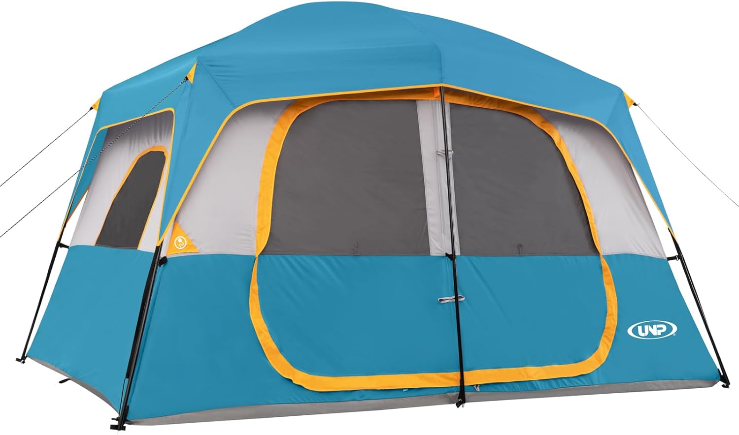 UNP Portable Cabin Tent for 4 Person and 8 Person Camping Tent Easy Set Up, Waterproof with Top Rainfly for Outdoor Camping/Hiking