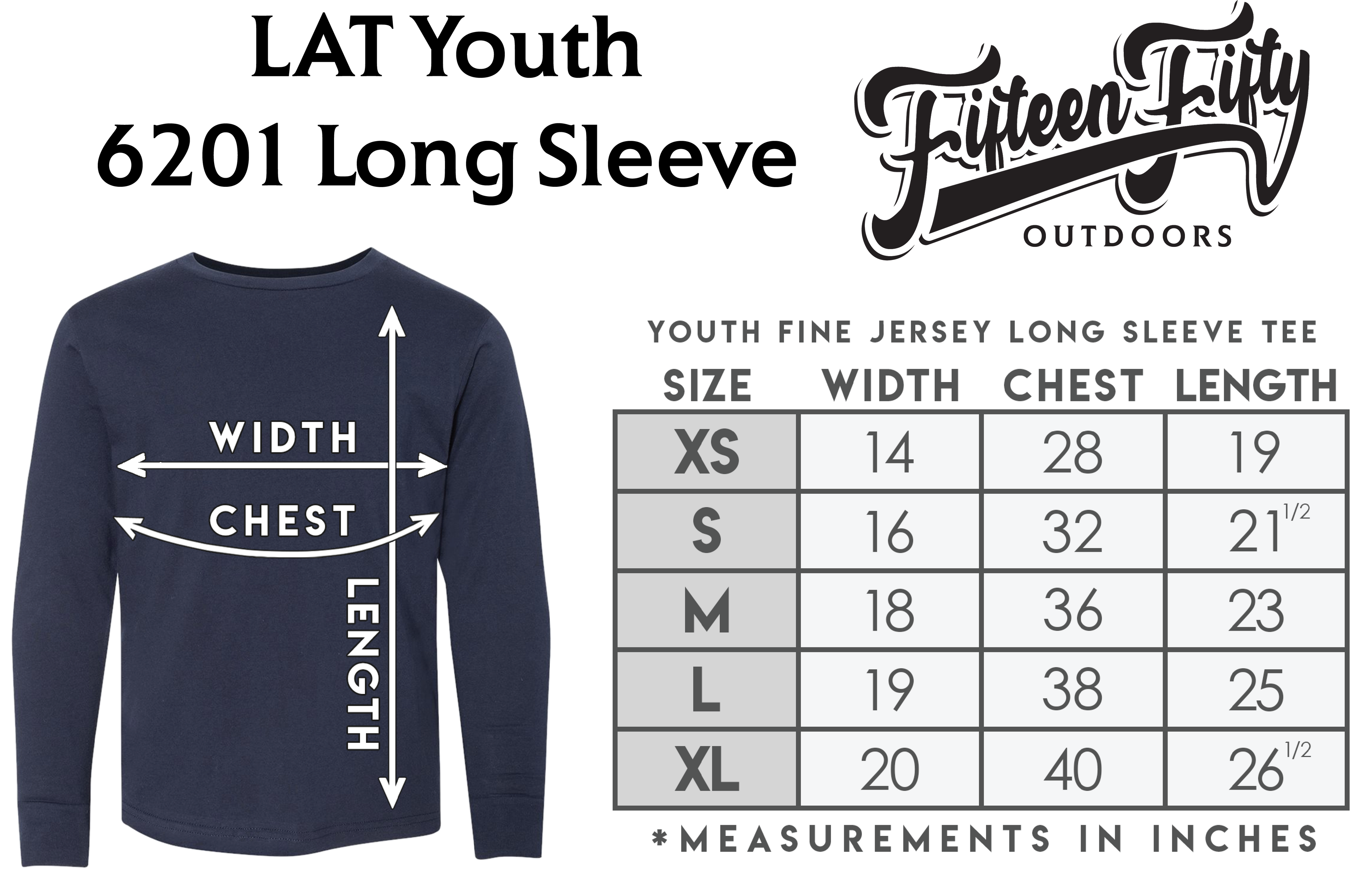 1550 Logo LS Youth Tee