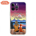 Custom Personalized Pet Mom/ Dad Phone Case - Gift Idea For Dog/ Cat/ Rabbit Lovers - Case For iPhone/ Samsung - I Love You To The Moon & Back