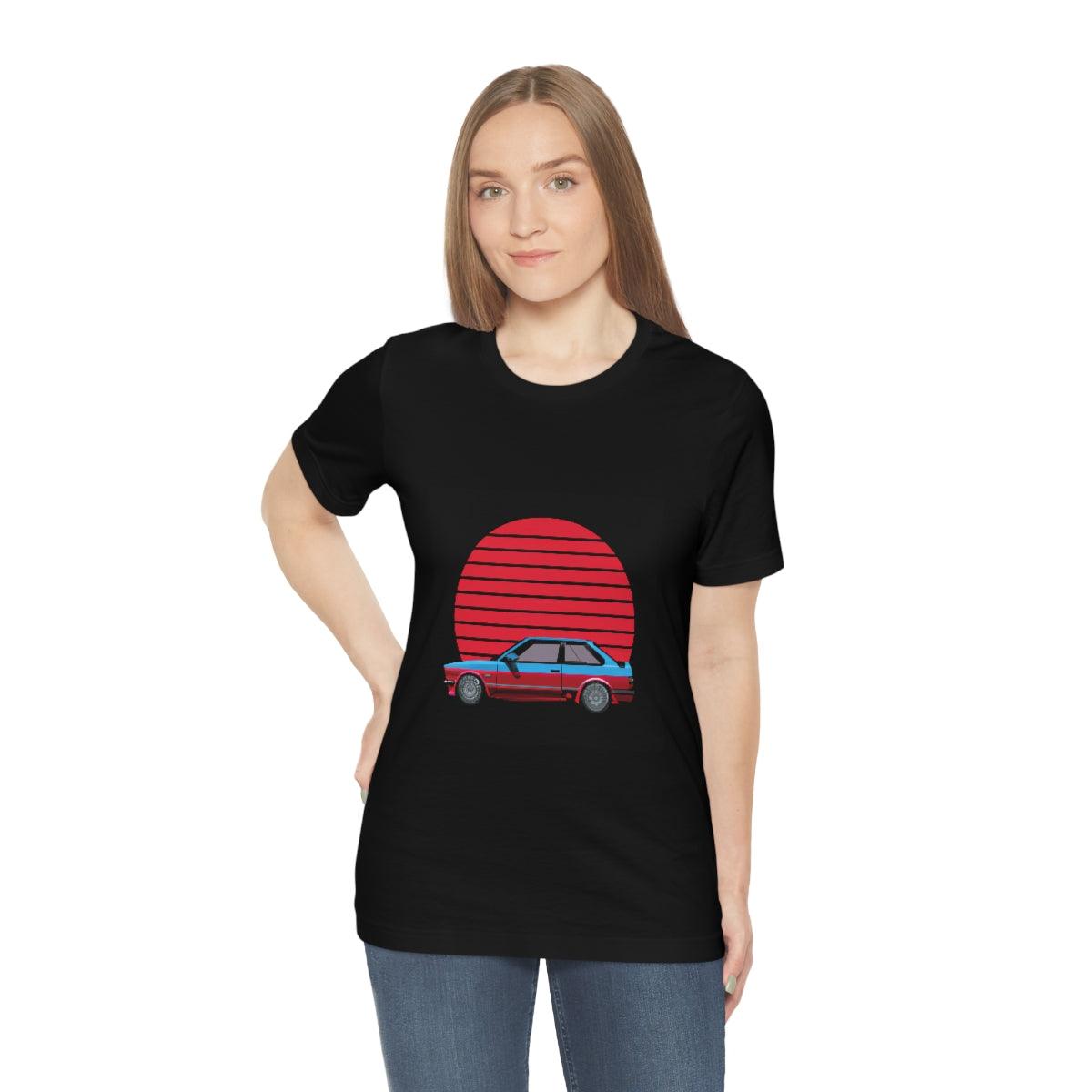 vintage style e30 2 door tshirt