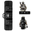 Jueachy Tactical Double Rifle Bag: 42 Inch Rifle Case Long Gun Bag Soft Bags Conceal Backpack Strap Lockable Compartment