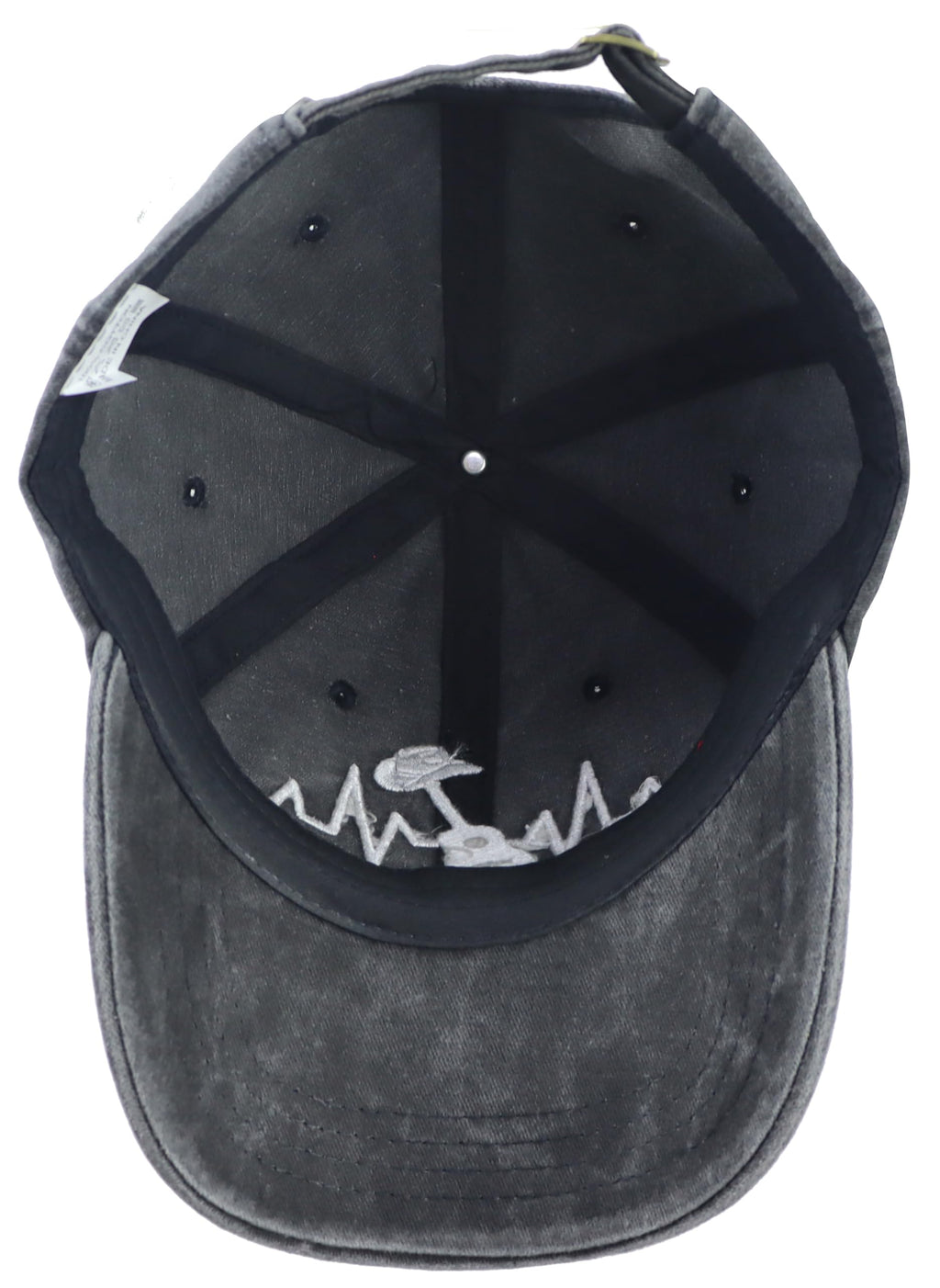 Country Music Guitar Heart Beat Hat for Men Women, Classic Embroidered Guitar Decor Musicians Baseball Cap
