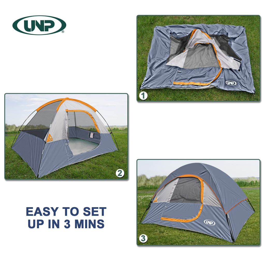 Camping Tent 2 Person, Waterproof Windproof Tent with Rainfly Easy Set up-Portable Dome Tents for Camping…