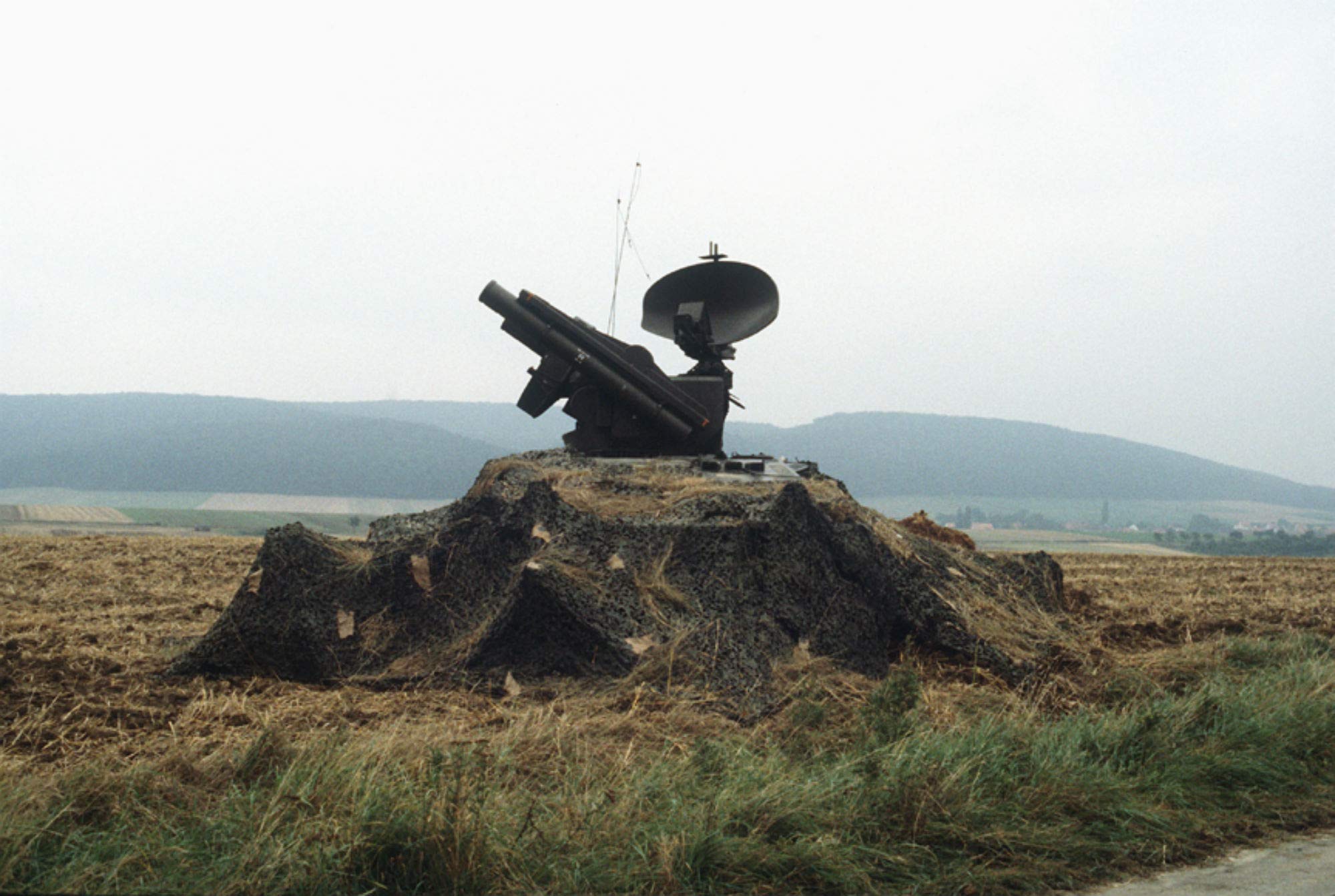 CamoSystems Pro Series - Fire Retardant Military Camouflage Netting with Mesh Attached