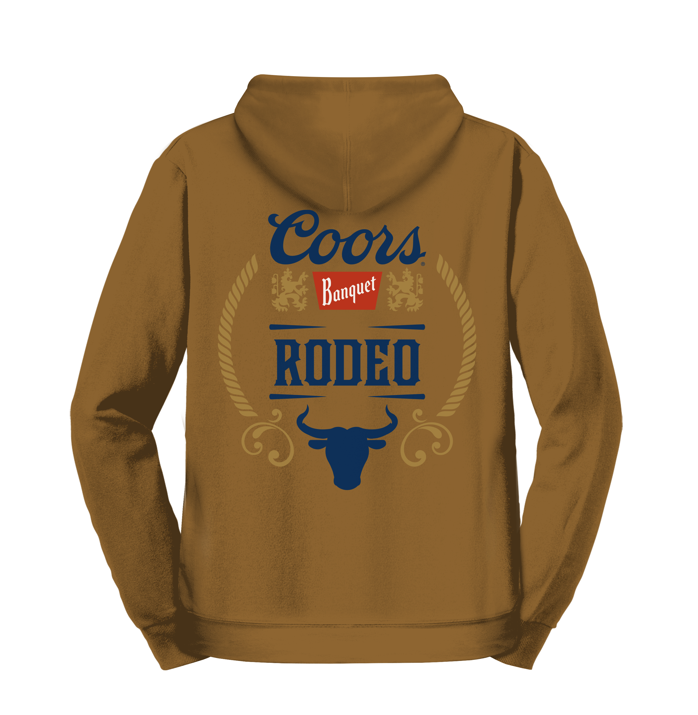Coors Rodeo Hooded Sweatshirt - Brown
