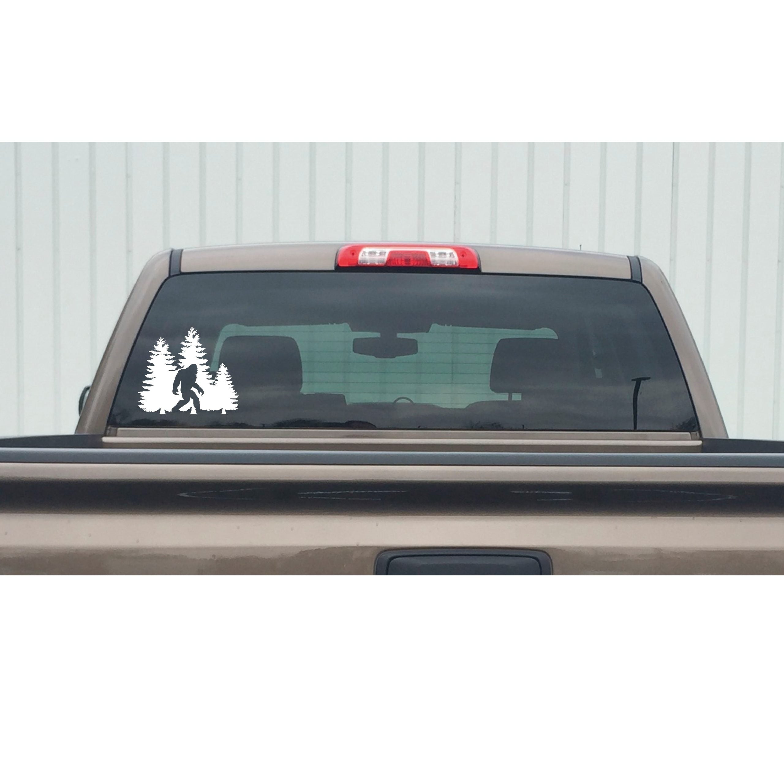 Bigfoot in Trees Decal – Bigfoot Forest Sticker - 7466