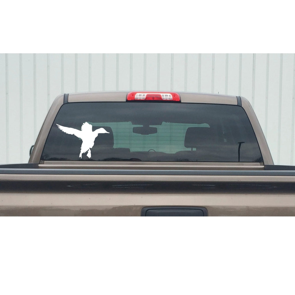 Duck Landing Window Decal -Duck Landing Window Sticker - 7626
