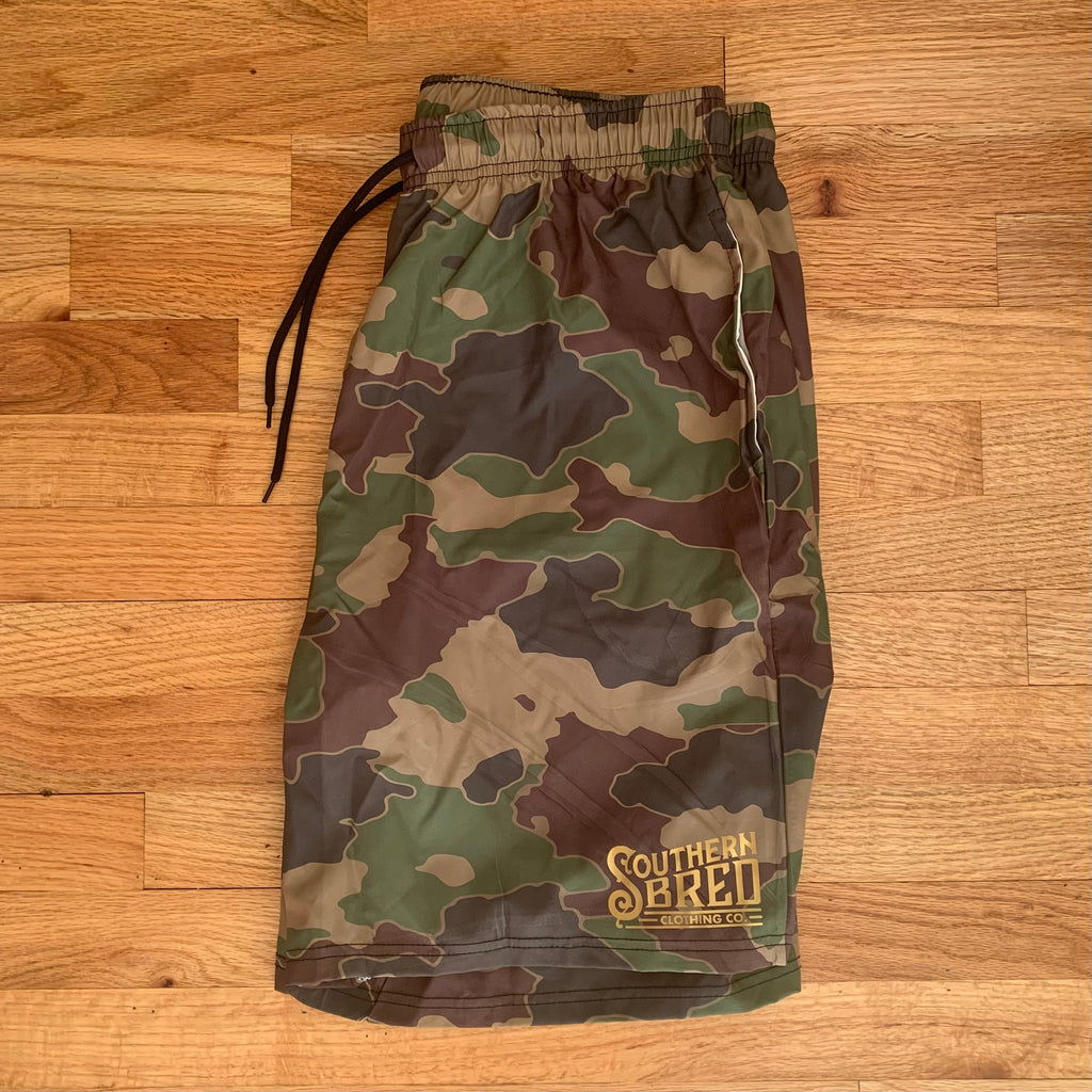 Southern Bred Camo Shorts (With Pockets)
