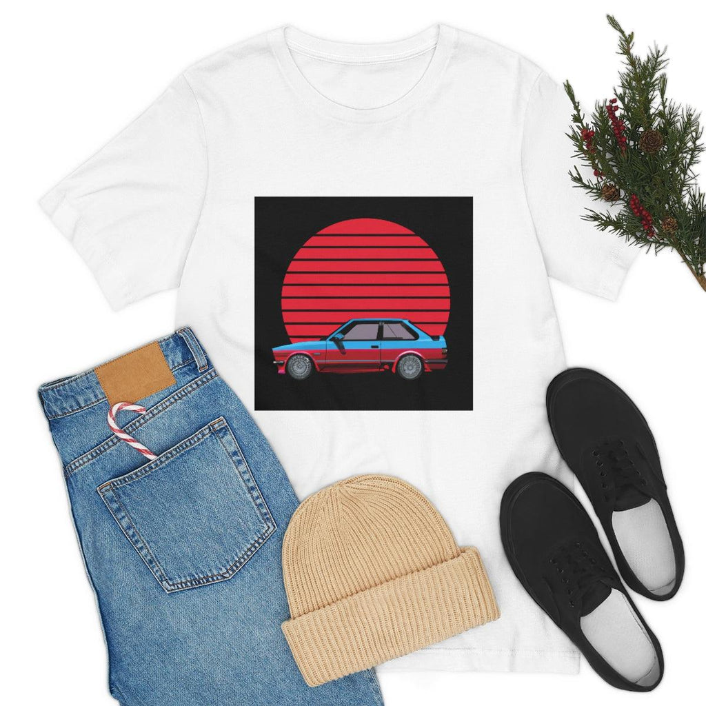 vintage style e30 2 door tshirt