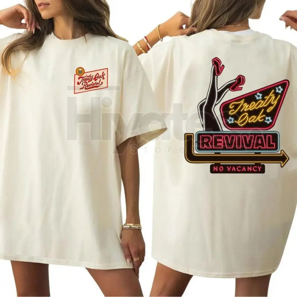 Treaty Oak Revival "No Vacancy" Classic T-Shirt – Vintage Southern Rock Band Tee