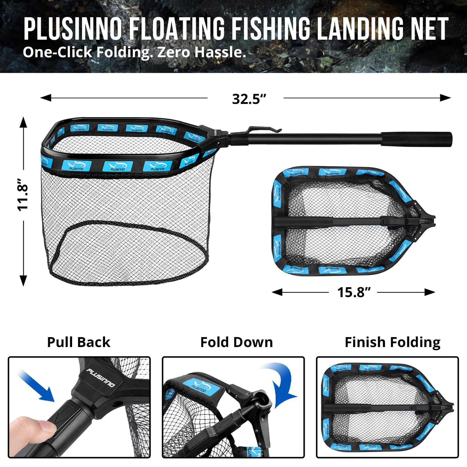 PLUSINNO Fishing Backpack with Tackle Boxes, Waterproof Fishing Sling Tackle Bag For Fishing Gear With Rod Holder, Fishing Gifts for Men With Fishing lures, Fishing pliers, Fish Lip Gripper.