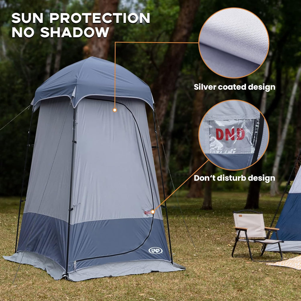UNP Camping Shower Tent and 8 Person Camping Tent for Outdoor Hiking Fishing Portable