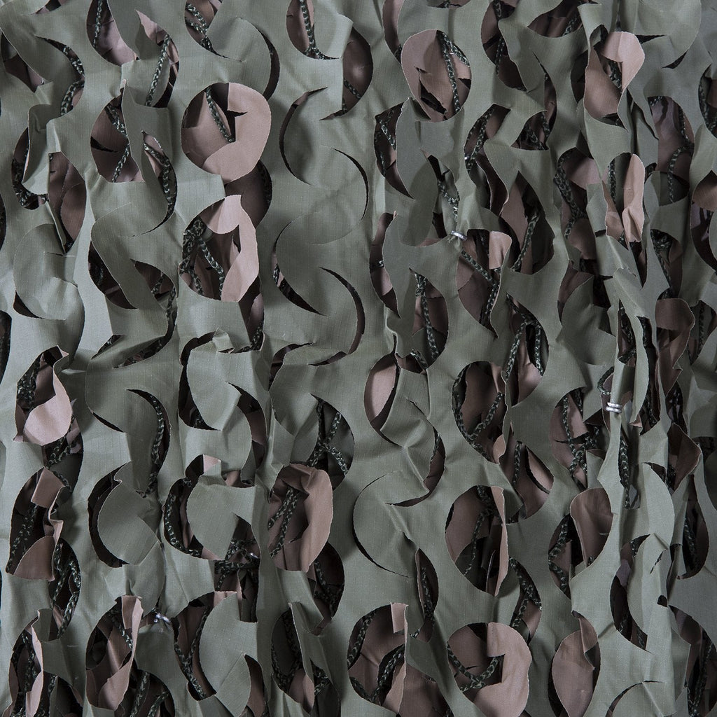 CamoSystems Pro Series - Fire Retardant Military Camouflage Netting with Mesh Attached