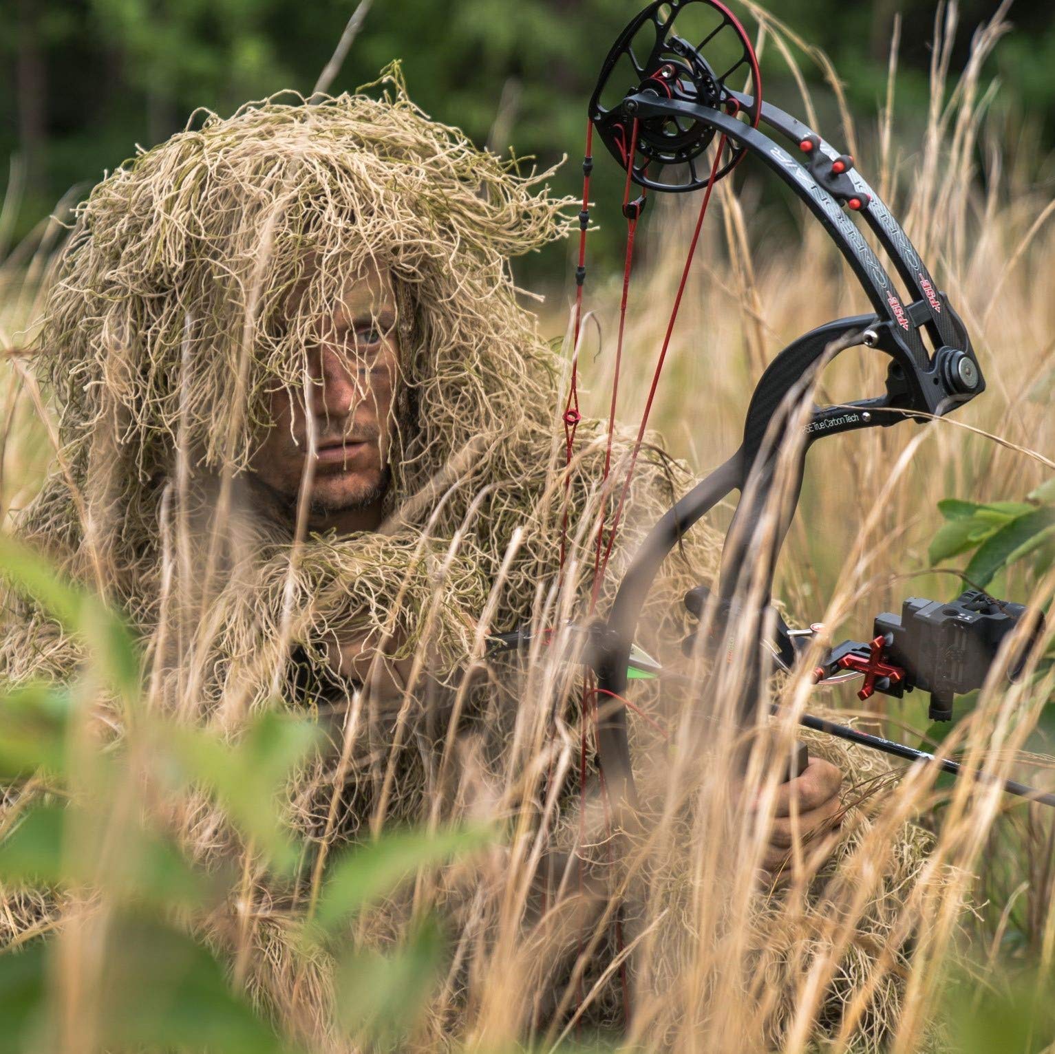 Arcturus Ghost Ghillie Suit | Ultra-Dense Design | Superior Camo Coverage for Hunters, Military, Snipers, Airsoft & Paintball