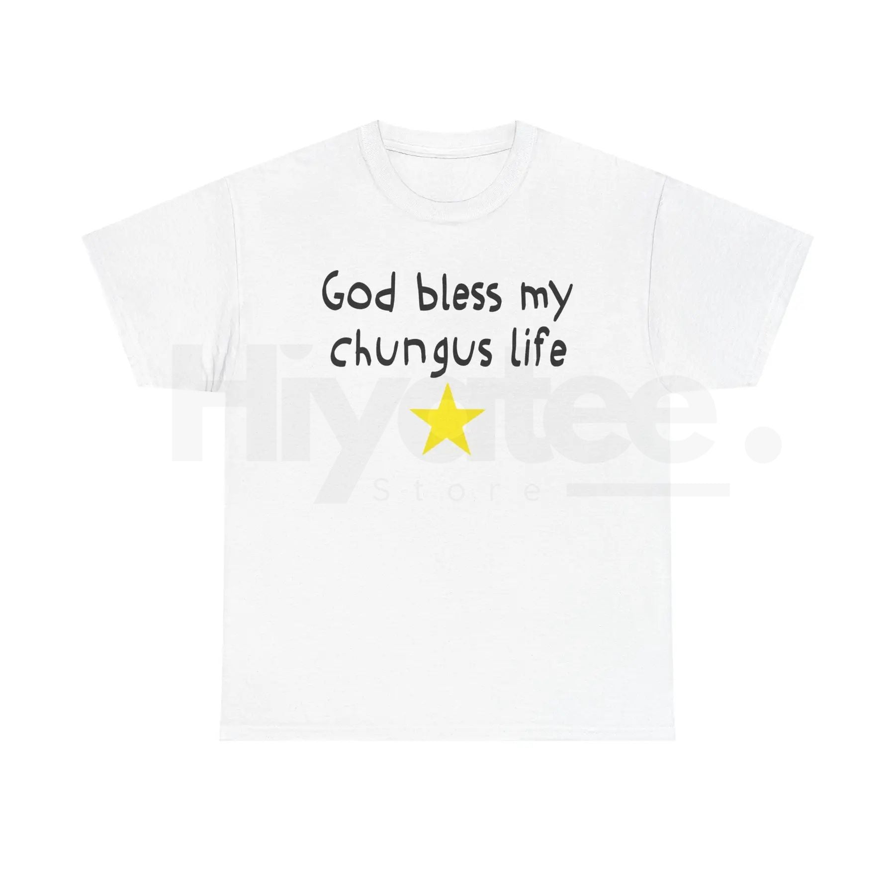"God Bless My Chungus Life" Funny Meme T-Shirt – 100% Cotton Graphic Tee